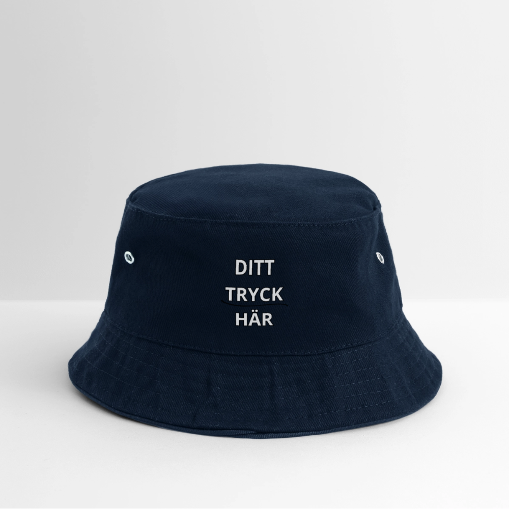 Bucket Hat - marinblå