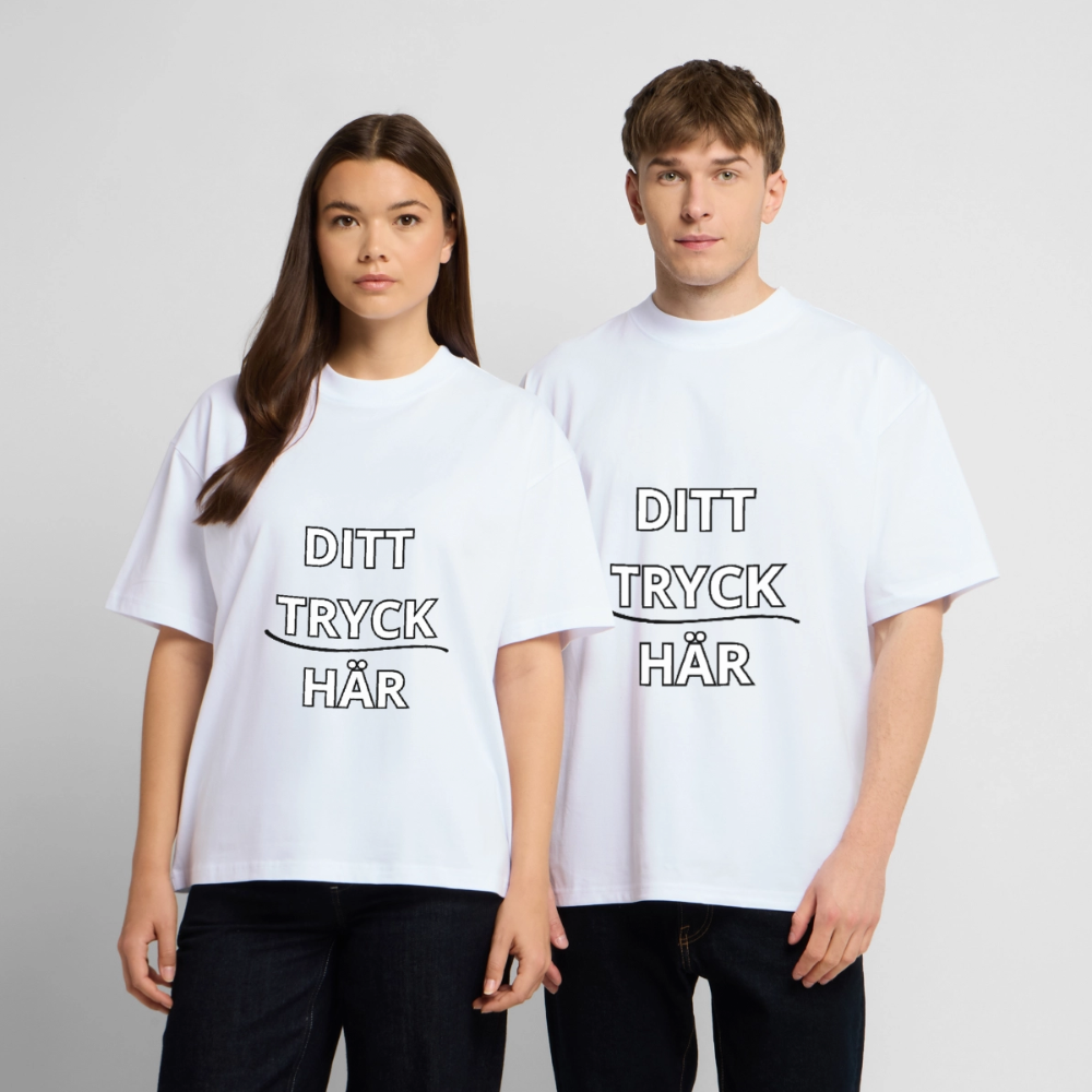 Heavy Oversized T-Shirt - vit
