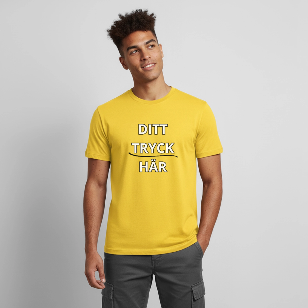 Andningsaktiv T-shirt herr - solgul