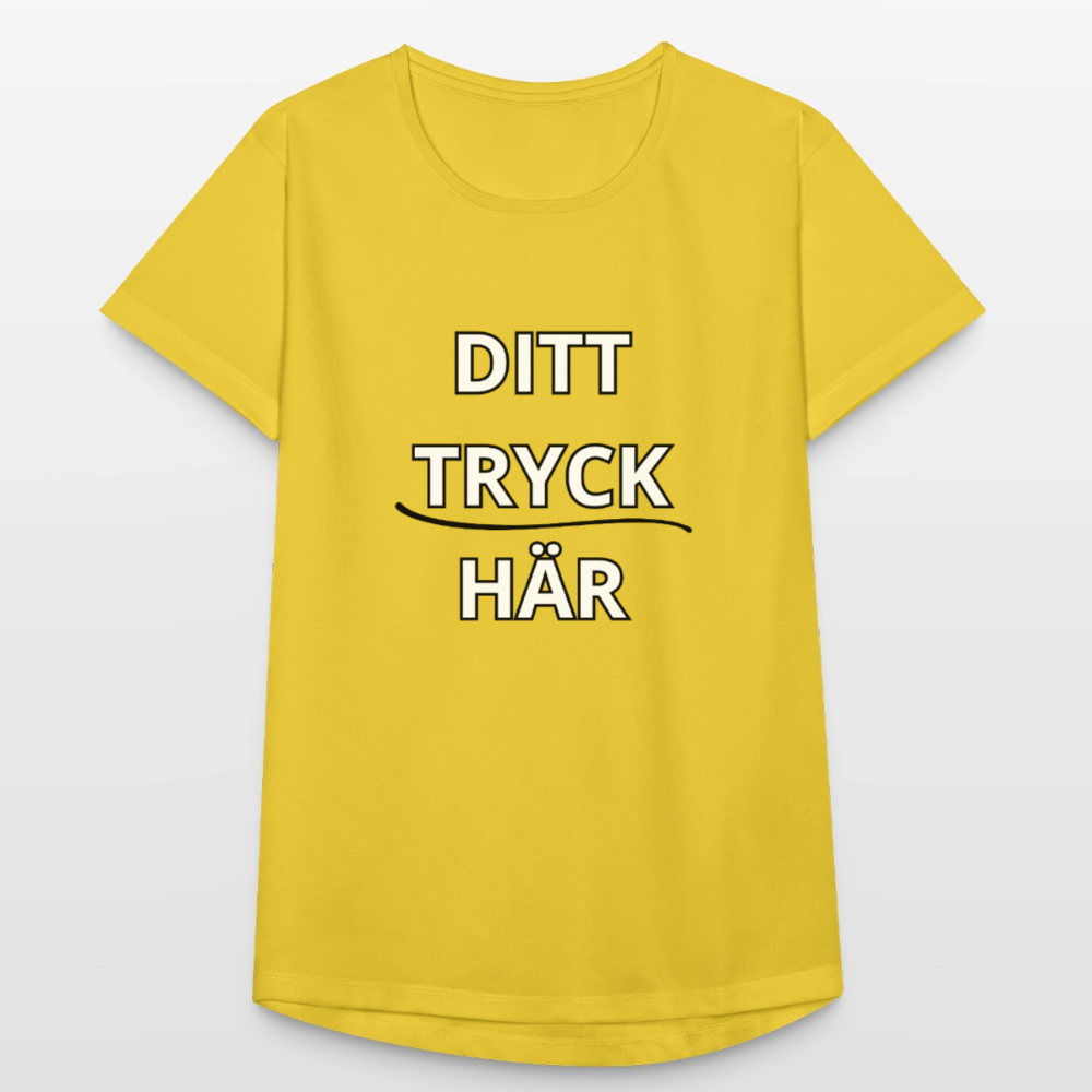 Andningsaktiv T-shirt dam - solgul