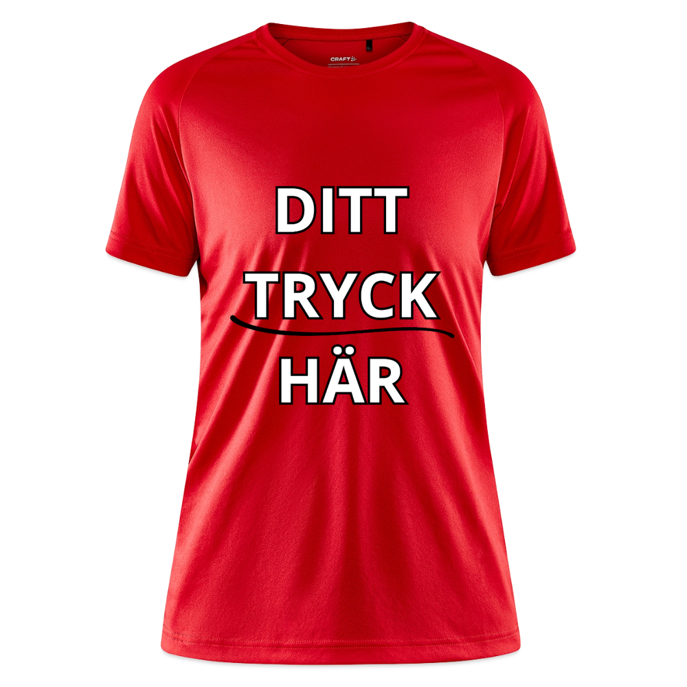 CRAFT tränings-T-shirt Core Unify dam - röd