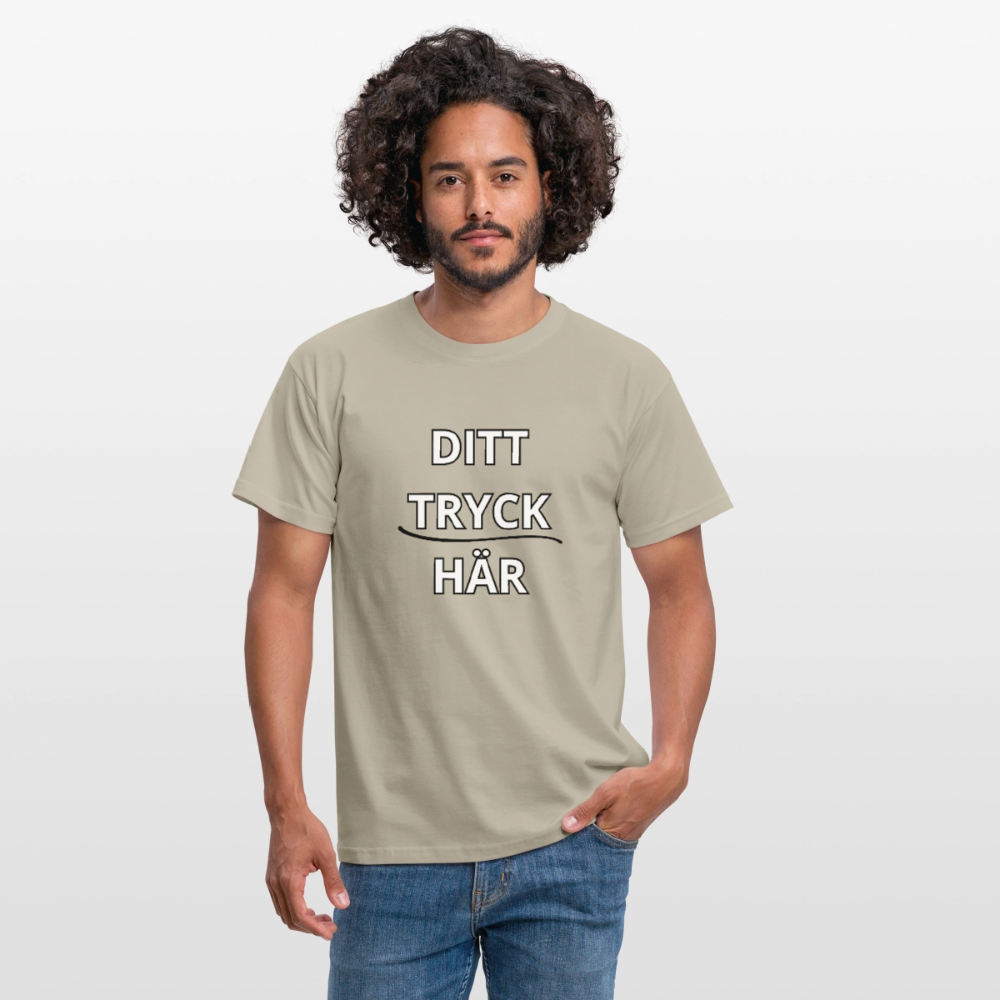 T-shirt herr - sandbeige