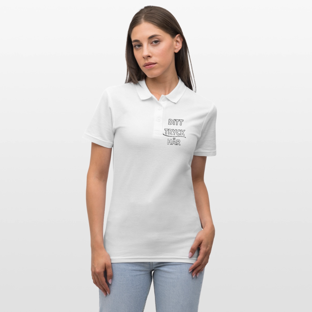 Women's Polo Shirt - vit