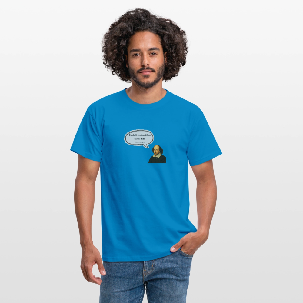 Undvik baksmällan förbli full T-shirt Herr - kungsblå