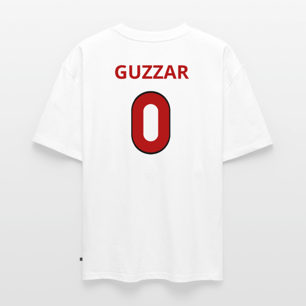 Guzzar 0 oversized premium-T-shirt unisex - vit
