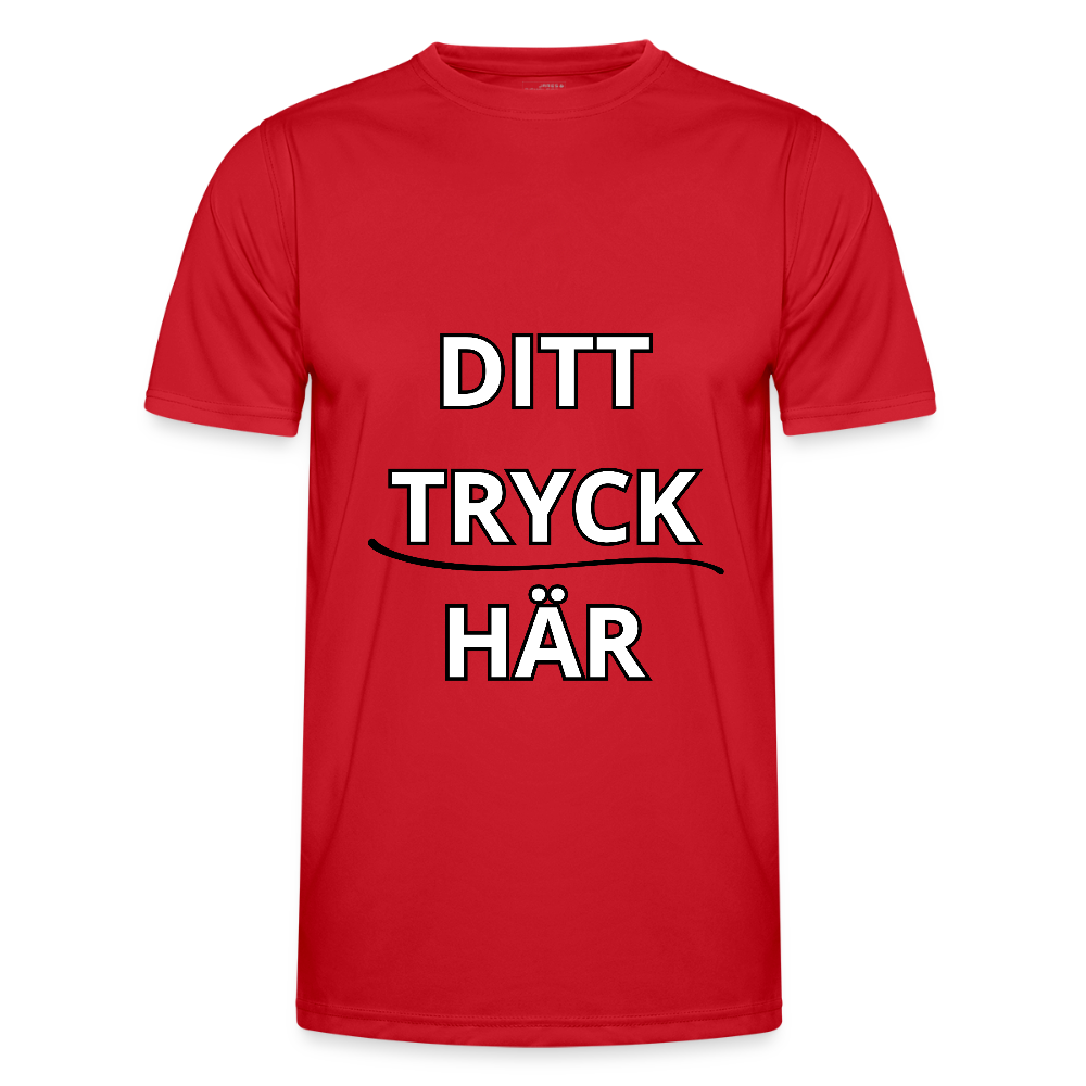 Men's Functional T-Shirt - röd