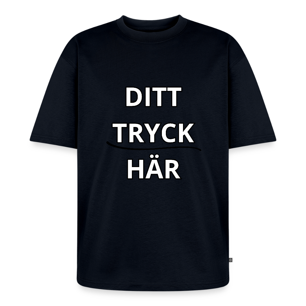 Oversized Unisex T-shirt - marinblå