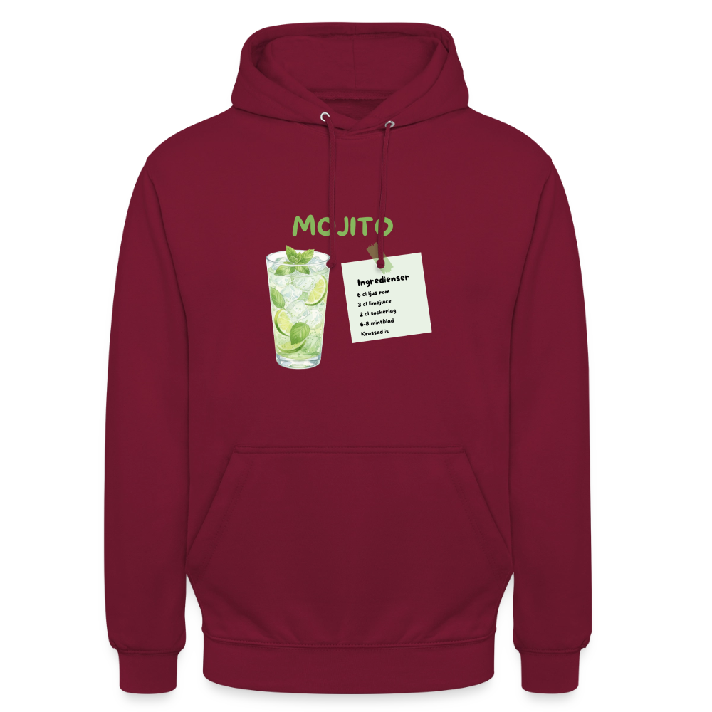 Mojito Hoodie Unisex - bordeaux