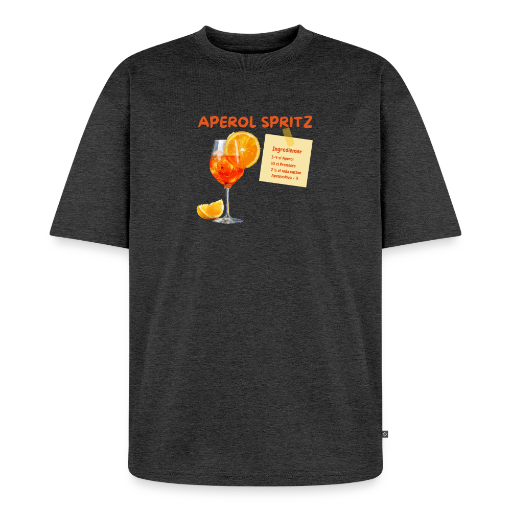 Aperol Spritz Oversized premium-T-shirt unisex - antracitmelerad