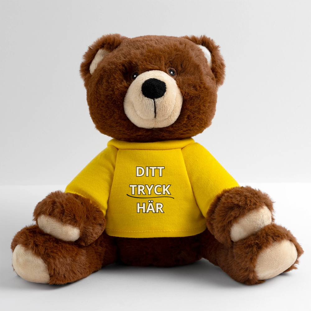 MiniFeet® RecycelBär® Teddy Bear Brown - solgul
