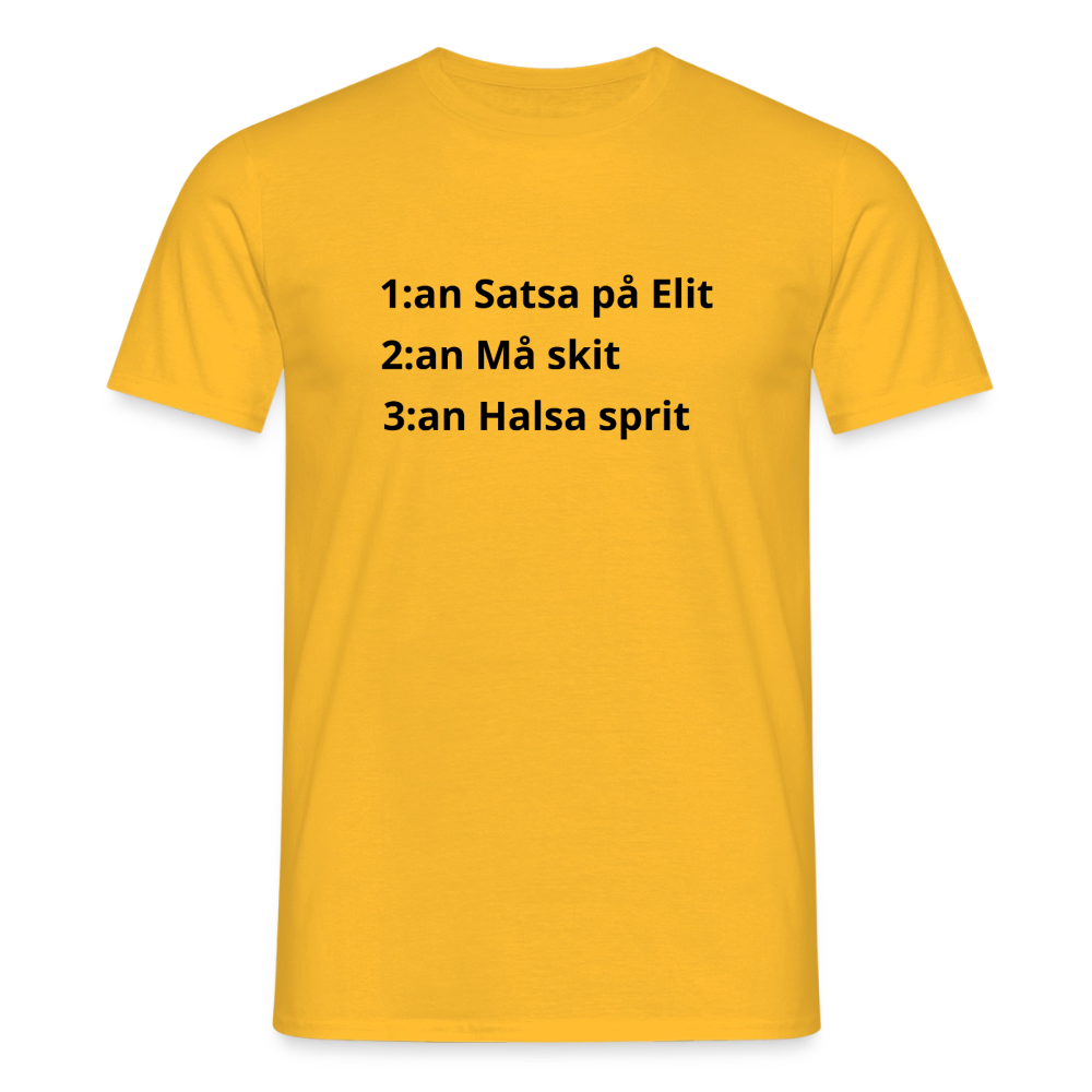 1-3:an T-shirt herr - gul