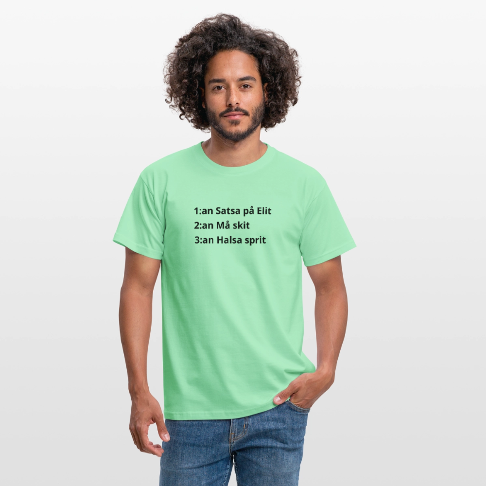 1-3:an T-shirt herr - mintgrøn