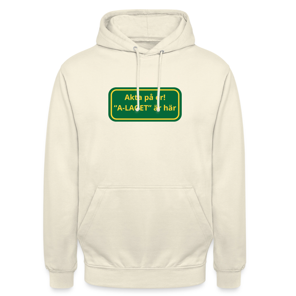 Akta på er A-laget är här Hoodie unisex - vaniljmilkshake