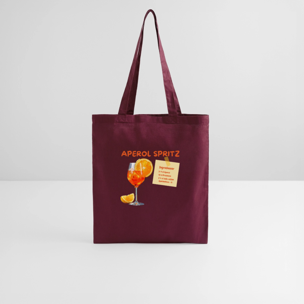 Aperol Spritz Tygväska - vinröd