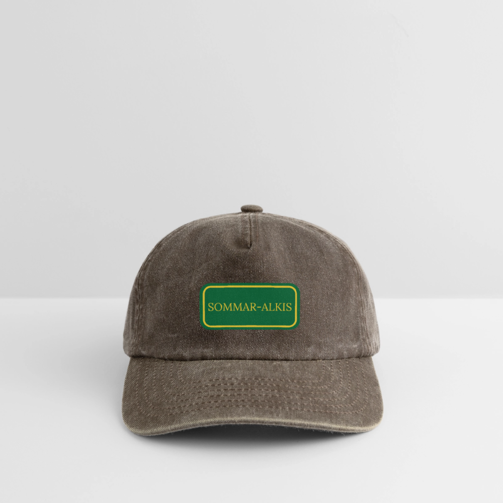 Sommar-alkis Vintagekeps - vintagebrun