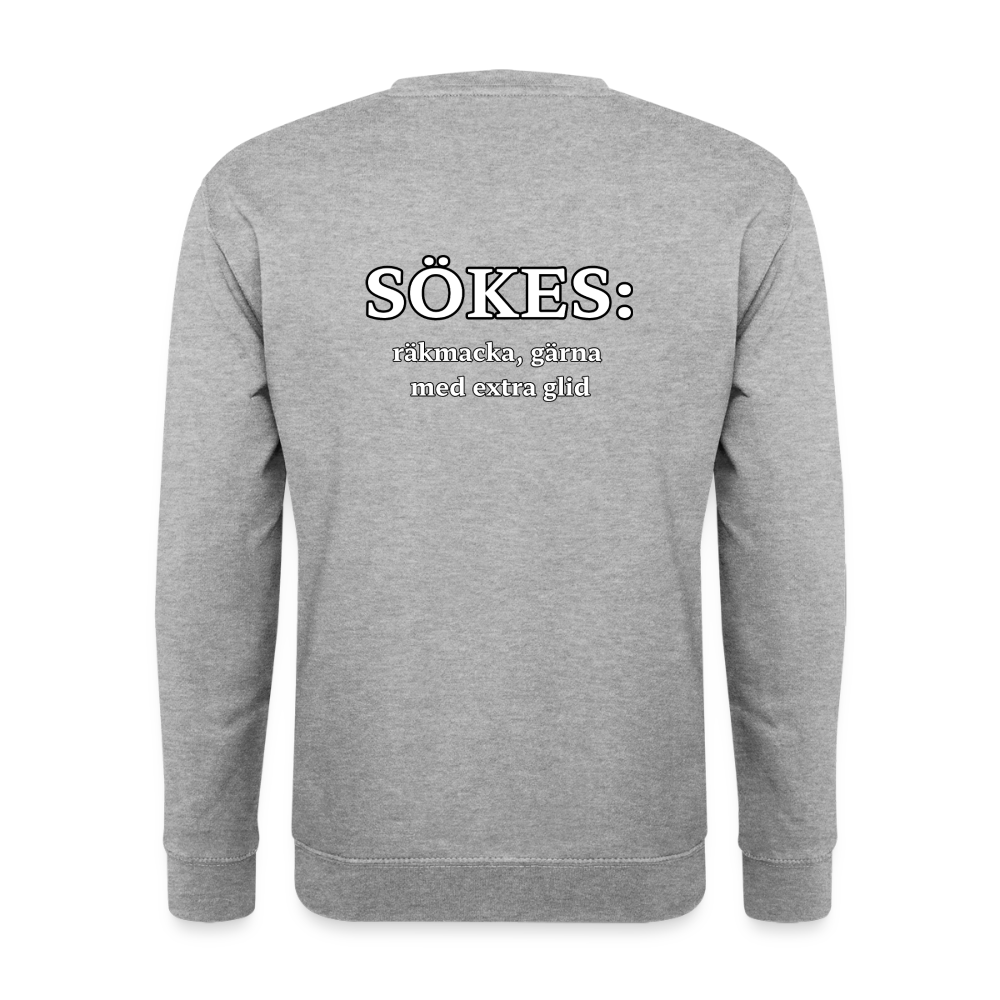 Sökes: Räkmacka, gärna med extra glid T-shirt Unisex - vitgråmelerad