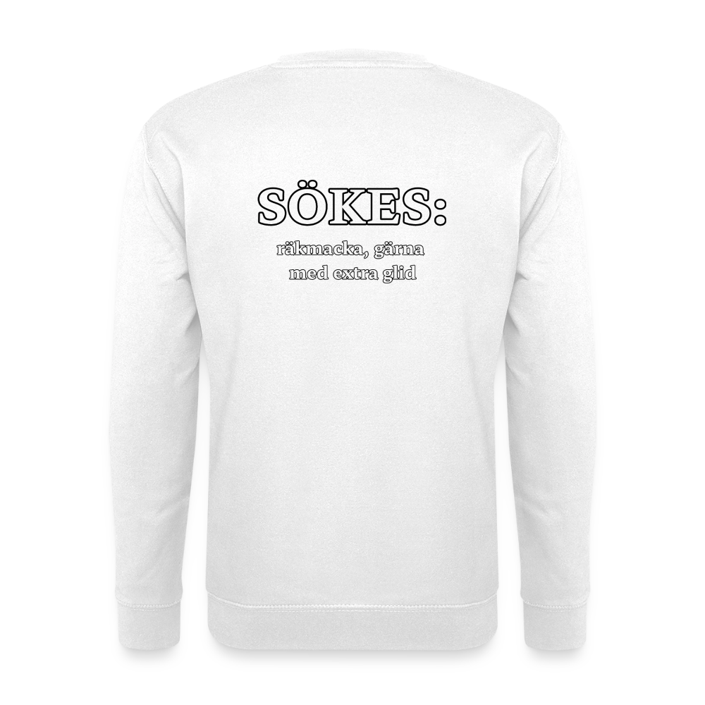 Sökes: Räkmacka, gärna med extra glid T-shirt Unisex - vit