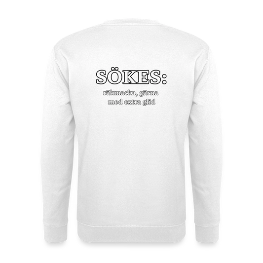 Sökes: Räkmacka, gärna med extra glid T-shirt Unisex - vit