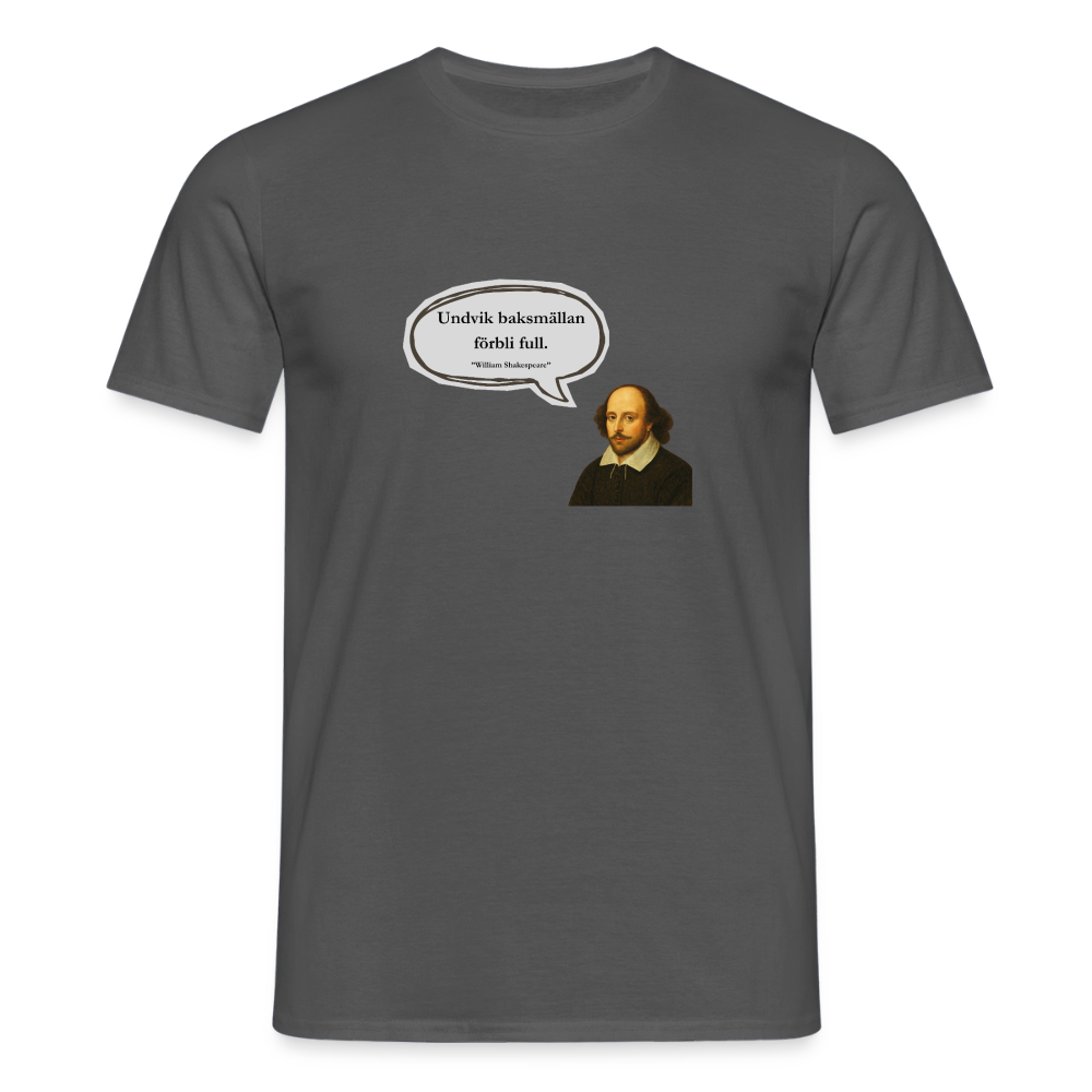 Undvik baksmällan förbli full T-shirt Herr - kolgrå