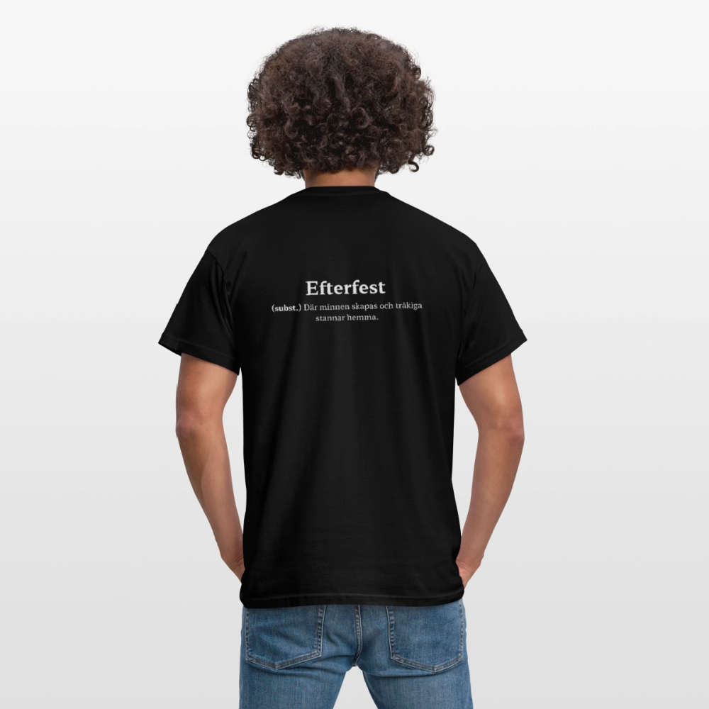 Efterfest T-shirt Herr - svart