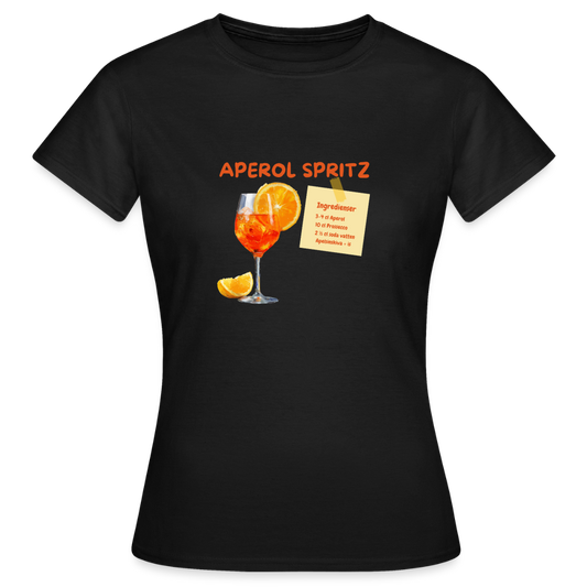Aperol spritz T-shirt Dam - svart