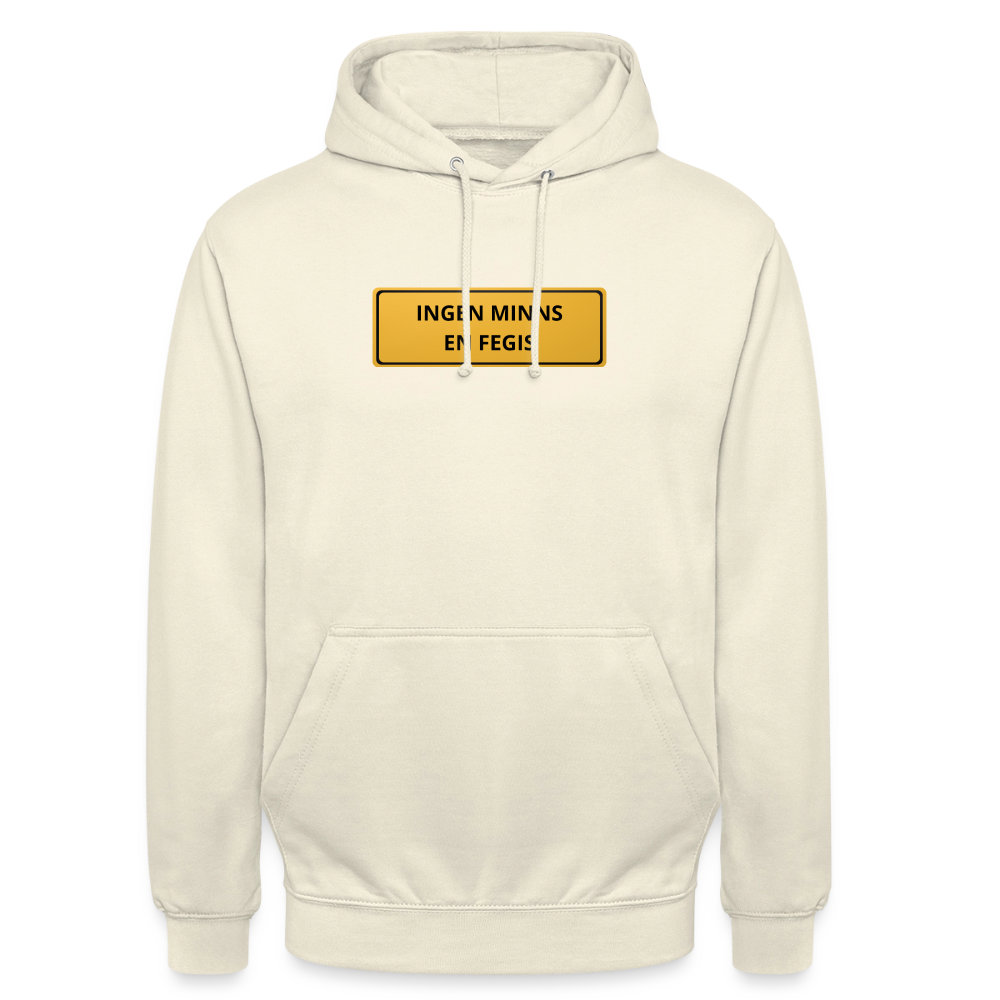 Ingen minns en fegis Hoodie Unisex - vaniljmilkshake