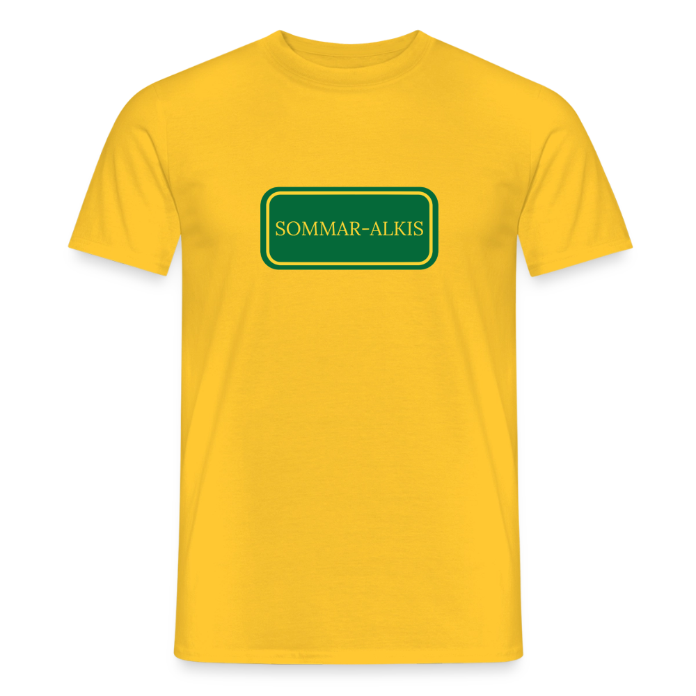 Sommar-alkis T-shirt herr - gul