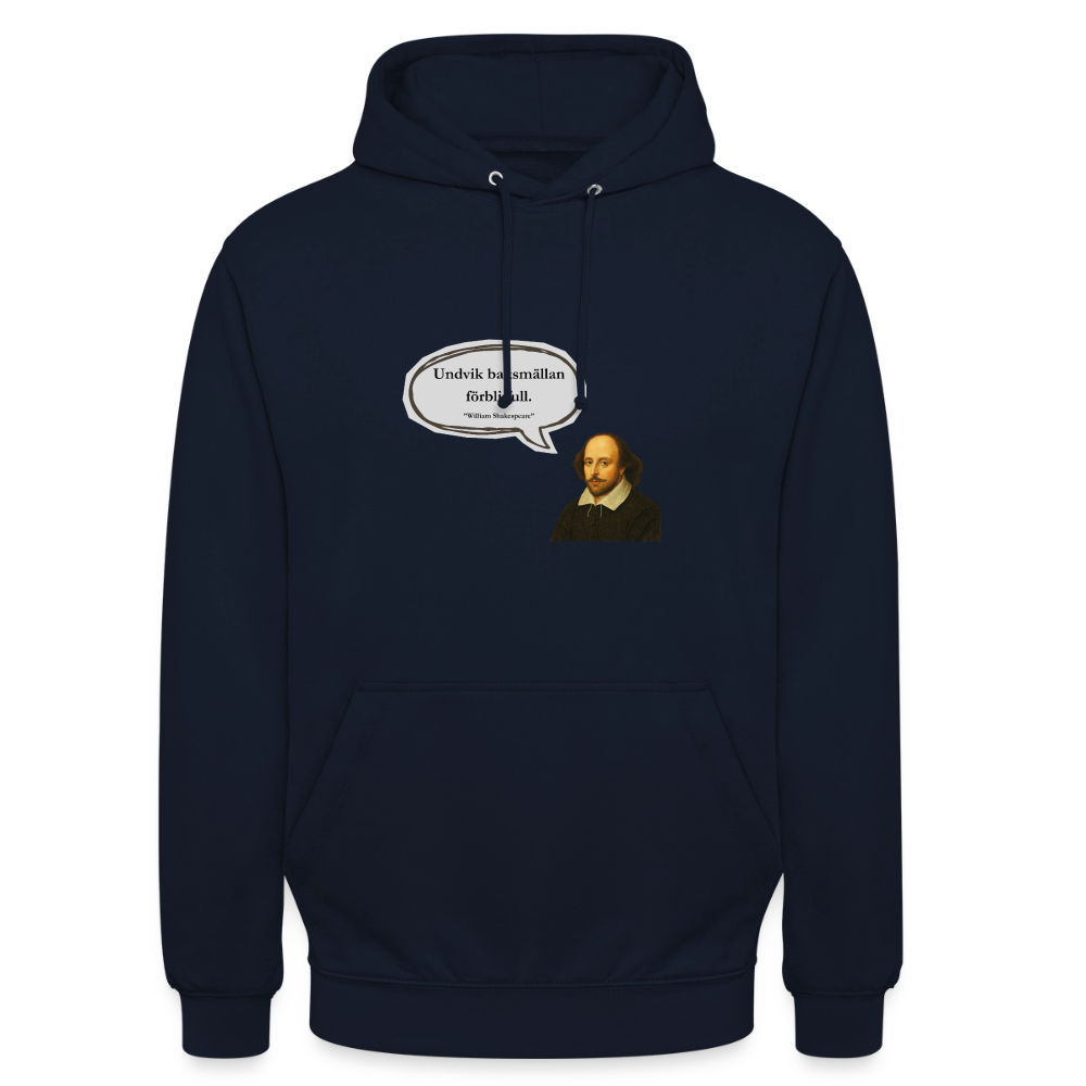 Undvik baksmällan förbli full Hoodie Unisex - marinblå