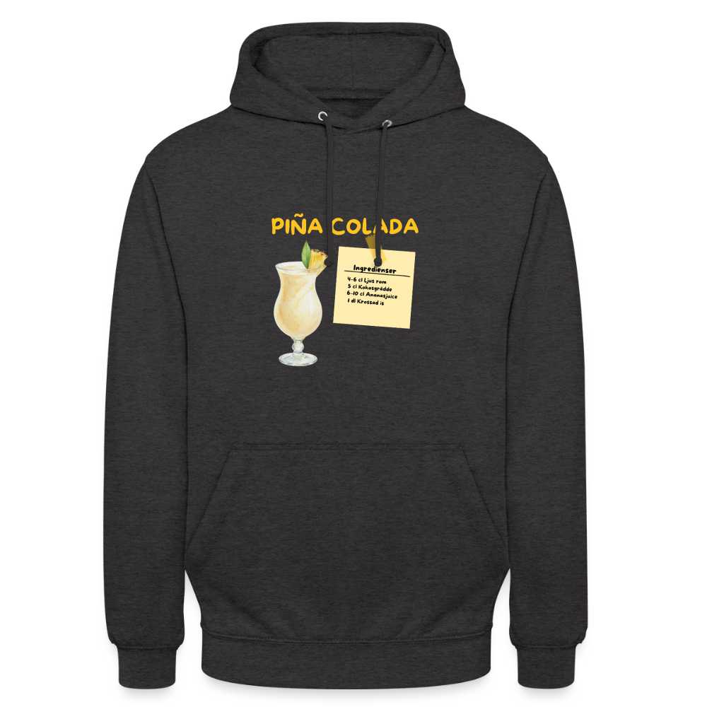 Pina colada Hoodie Unisex - kolgrå