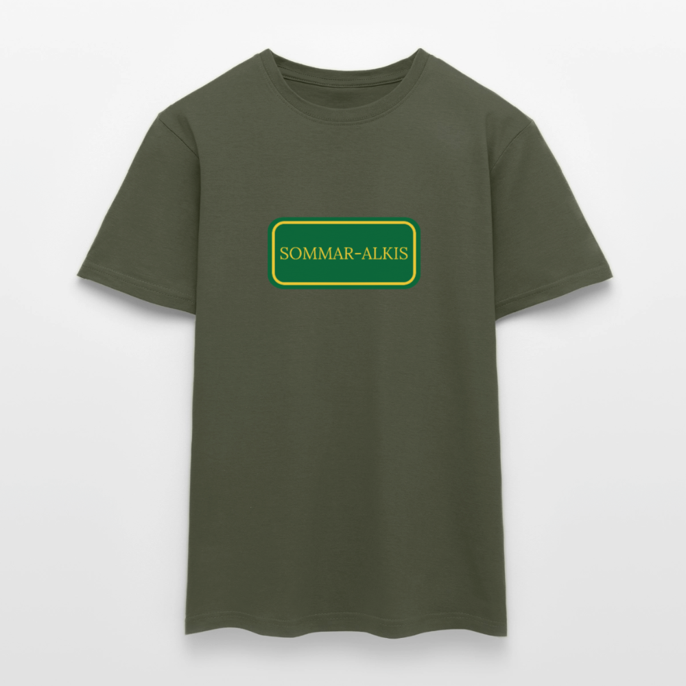 Sommar-alkis T-shirt herr - Militärgrön