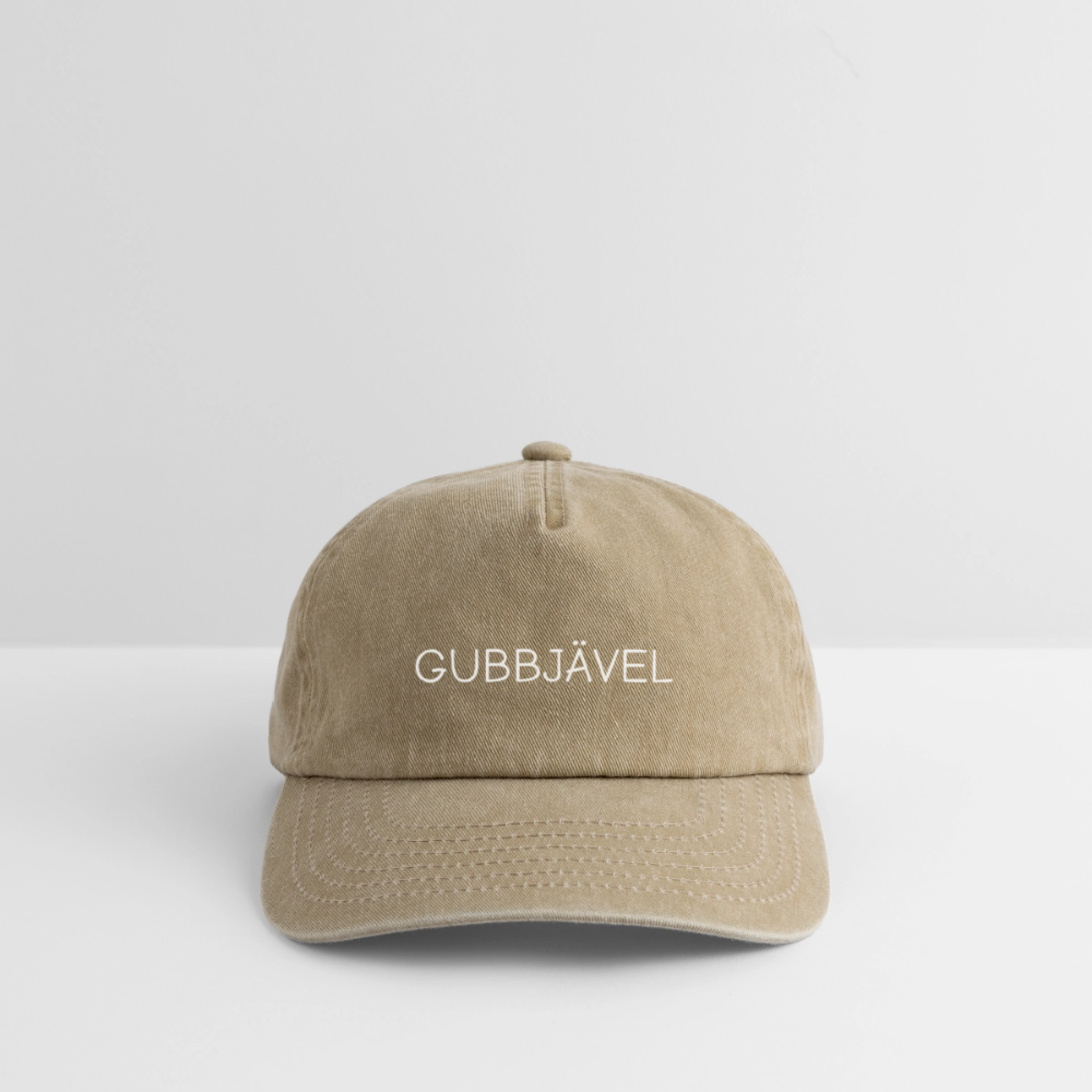 Gubbjävel vintagekeps - vintagebeige