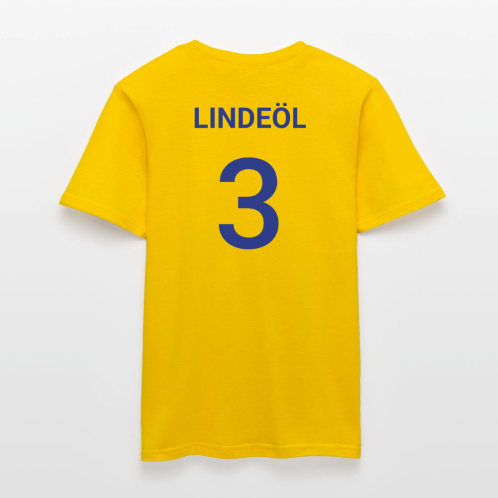 Lindeöl T-shirt herr - gul