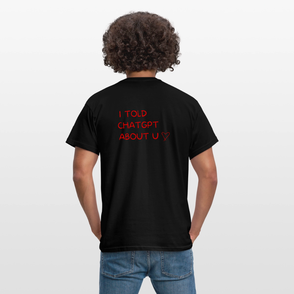 I told ChatGPT about u T-shirt herr - svart