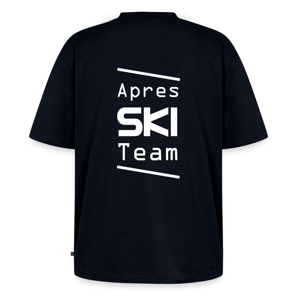 Apres ski team oversized premium T-shirt Unisex - marinblå