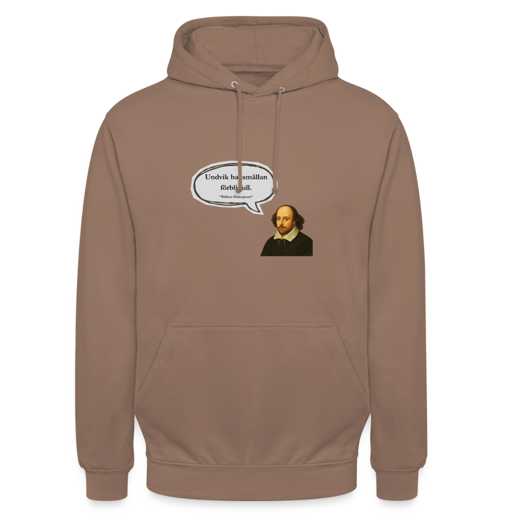Undvik baksmällan förbli full Hoodie Unisex - mocka