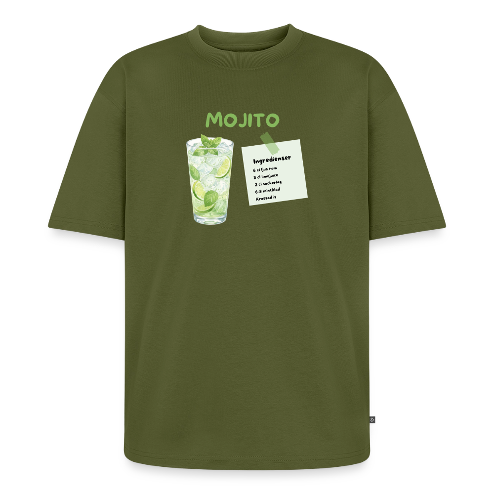 Mojito oversized premium-T-shirt unisex - kaki
