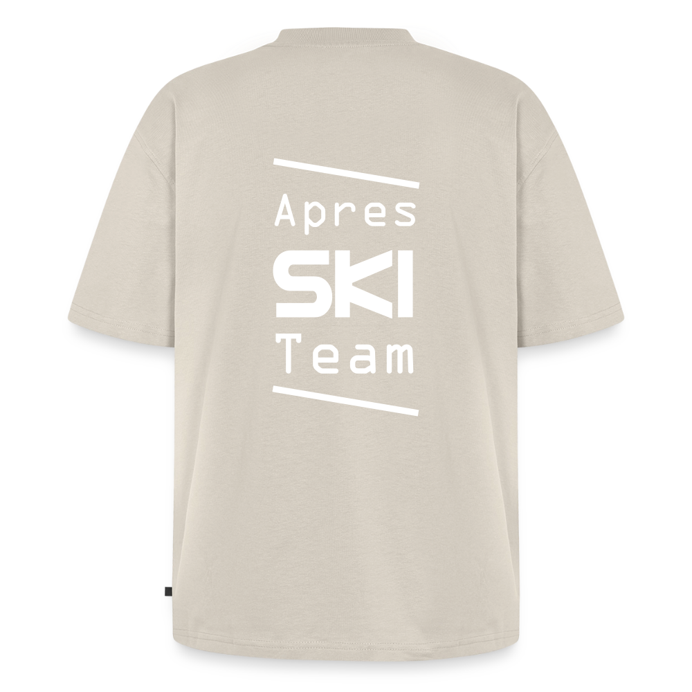Apres ski team oversized premium T-shirt Unisex - beige