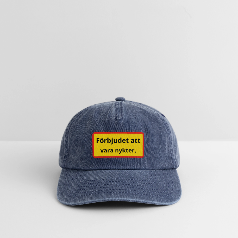 Förbjudet att vara nykter vintagekeps - vintagedenim