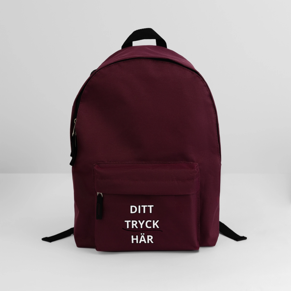 Backpack - vinröd 