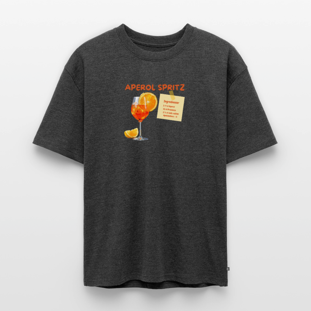 Aperol Spritz Oversized premium-T-shirt unisex - antracitmelerad