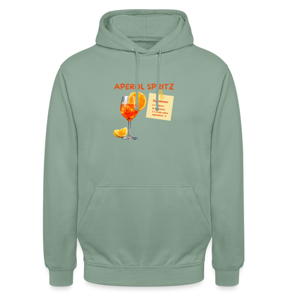 Aperol spritz Hoodie Unisex - grågrön