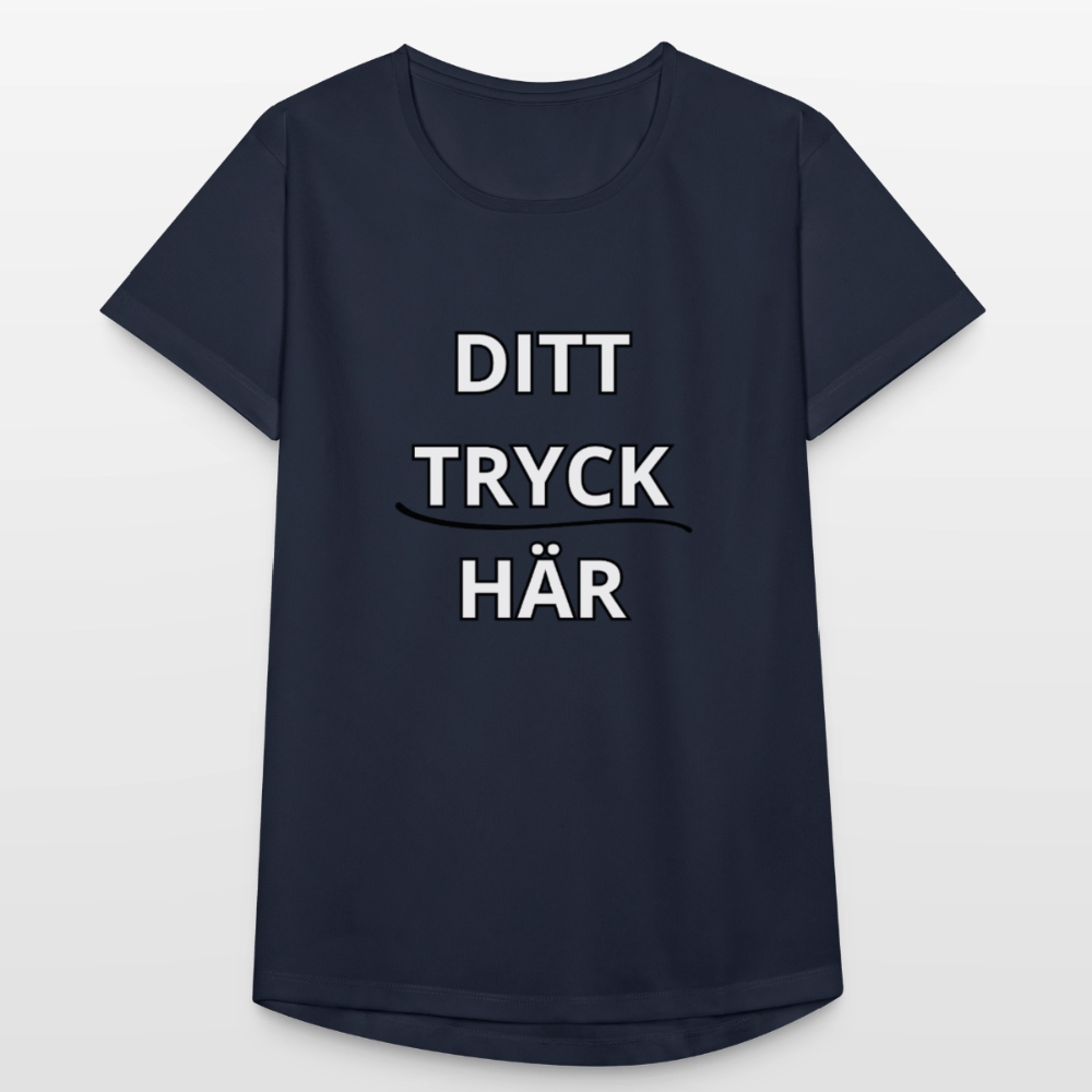Andningsaktiv T-shirt dam - mörkmarinblå