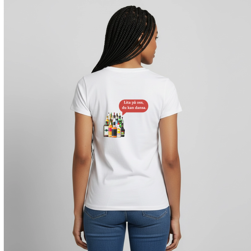 Lita på oss, du kan dansa T-shirt Dam - vit