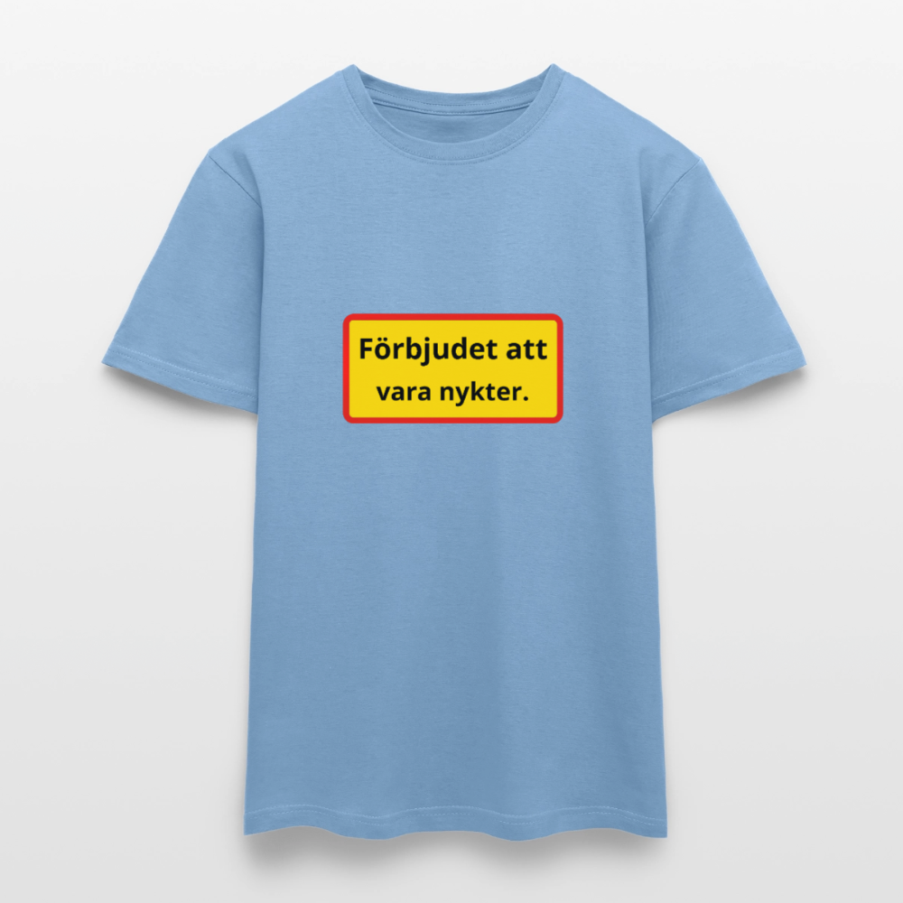 Förbjudet att vara nykter T-shirt Herr - carolina blue