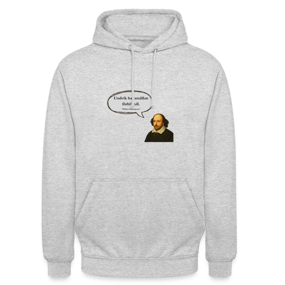 Undvik baksmällan förbli full Hoodie Unisex - ljusgråmelerad