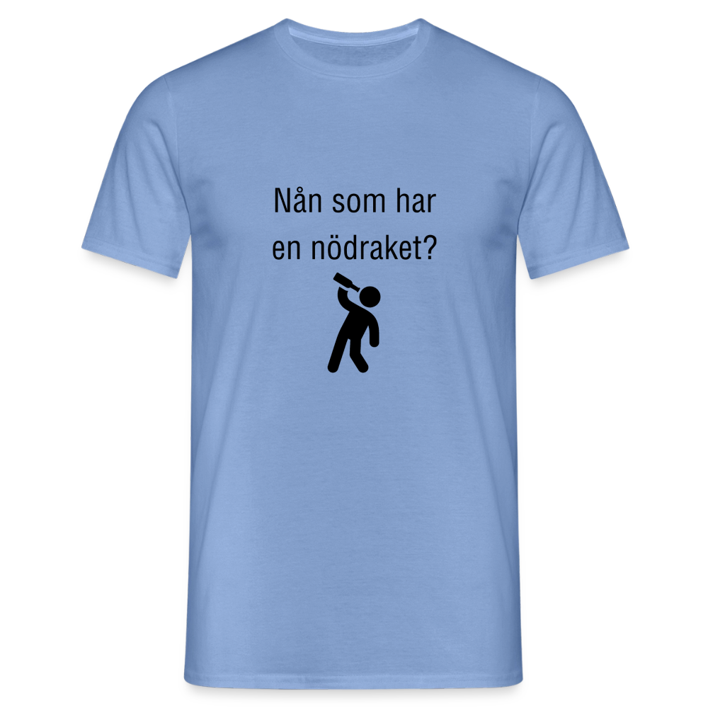 Nån som har en nödraket? T-shirt herr - carolina blue