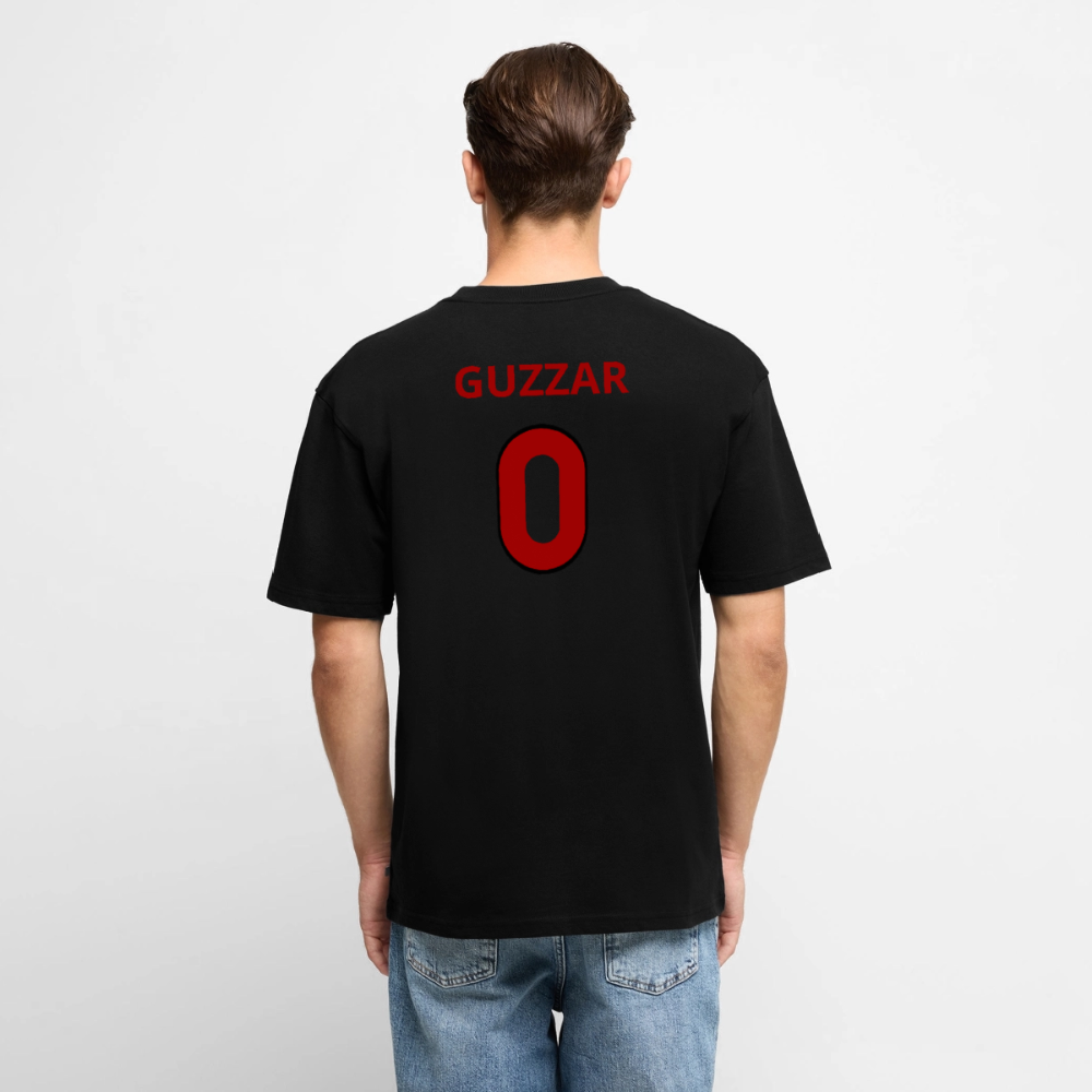 Guzzar 0 oversized premium-T-shirt unisex - svart