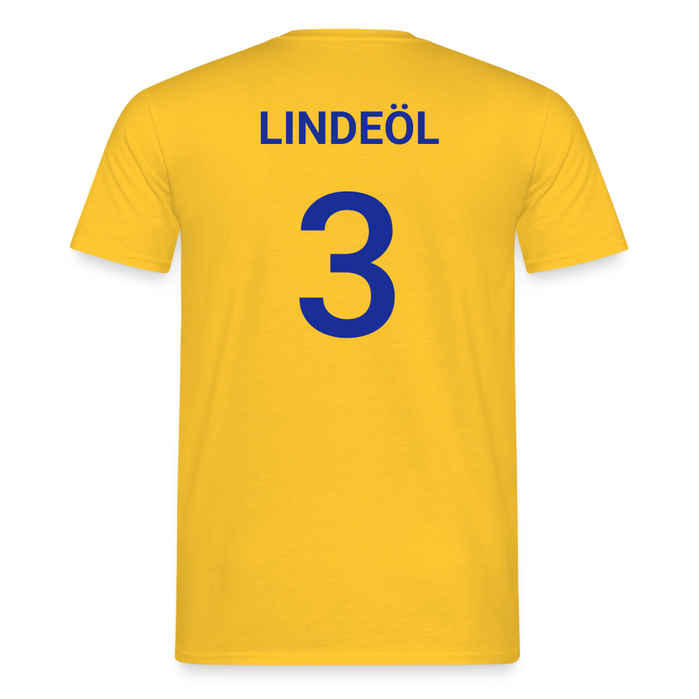 Lindeöl T-shirt herr - gul