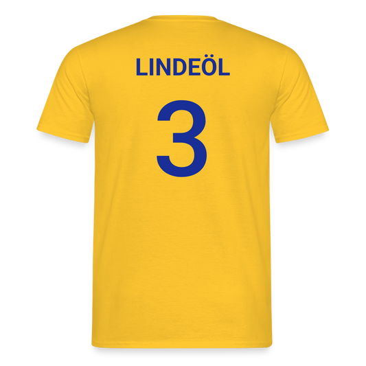 Lindeöl T-shirt herr - gul