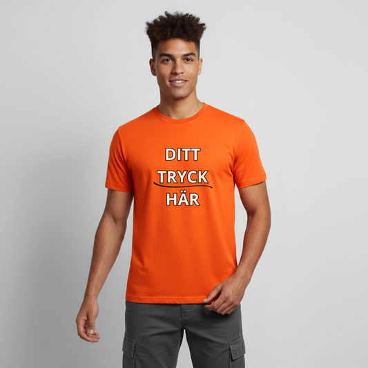 Andningsaktiv T-shirt herr - neonorange